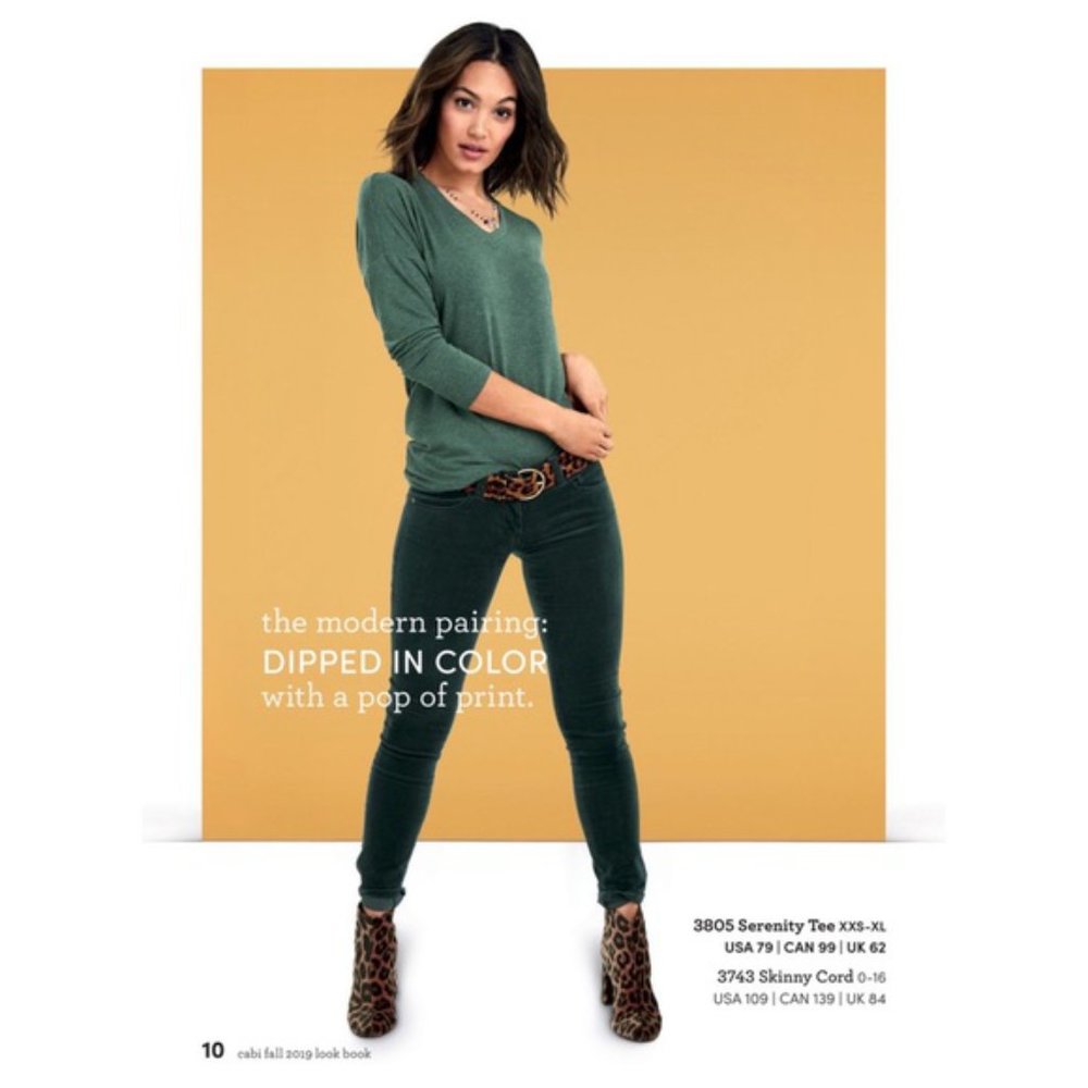 Cabi Pant Skinny Cord Corduroy Skinny 3743